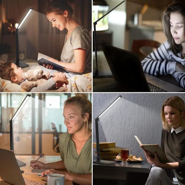 LED Desk Lamp with Touch Control – Dimmable Table Lamp for Home, Office & Bedroom