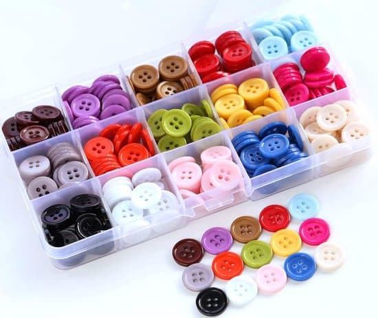 Knapper - 300 deler - Klesknapper - 4-hullsknapper - Assorterte farger - 15mm-FF-