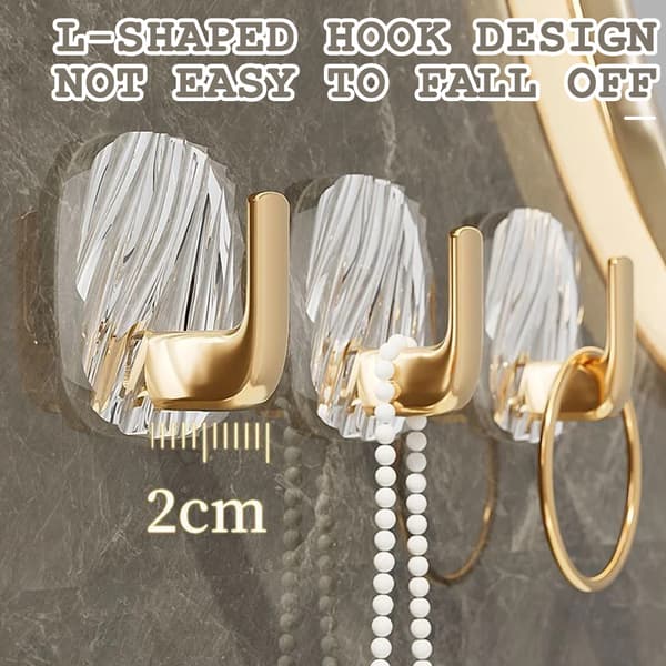 High-grade Platinum Hooks for Home Use Large Load-bearing Hanging Hooks for Bathroom Kitchen