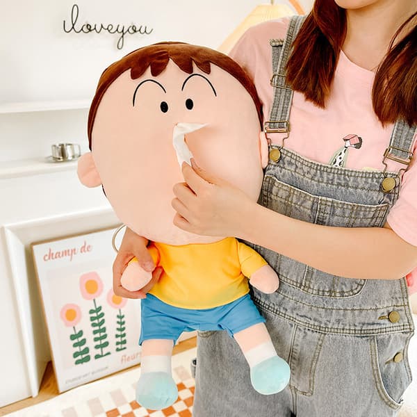Paper-Drawn Plush Doll, Popular Online, Red Puppet Doll 38cm