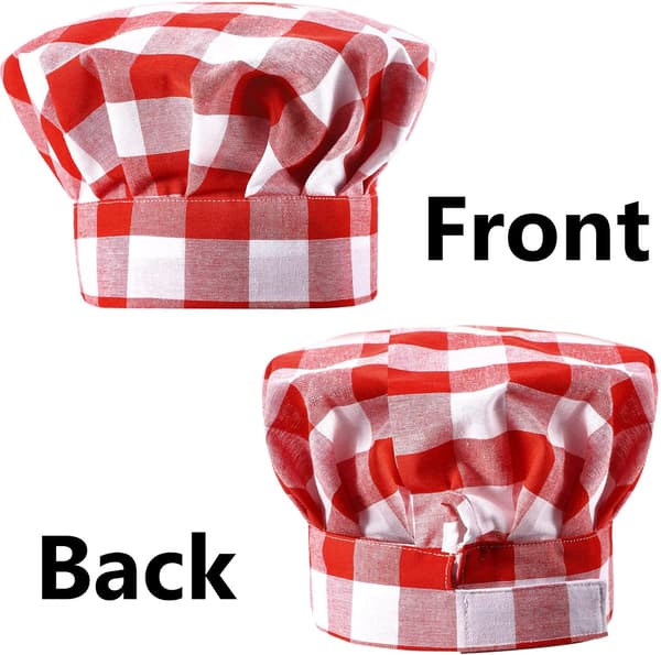 2 stk Kokkedrakt Kokkehattsett for voksne Bakerforklehatt