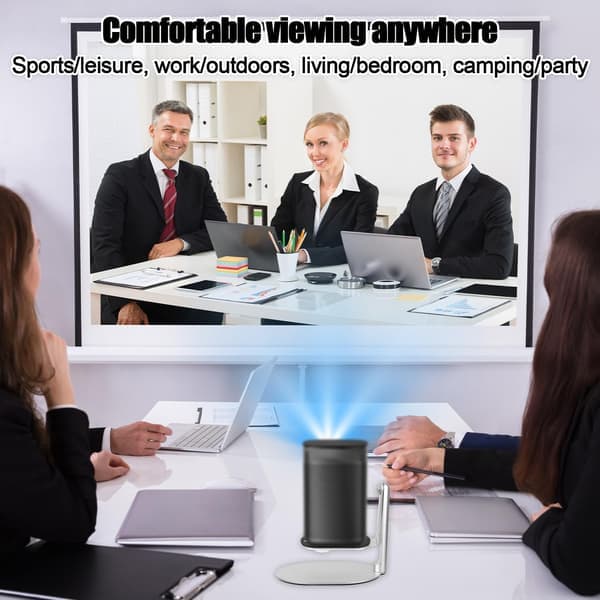 Projector Table Stand, 360° Adjustable Multi-Angle Desktop Mount for Projector and Monitor, Accessories Compatible with Nebula XGIMI Camera [Ho]