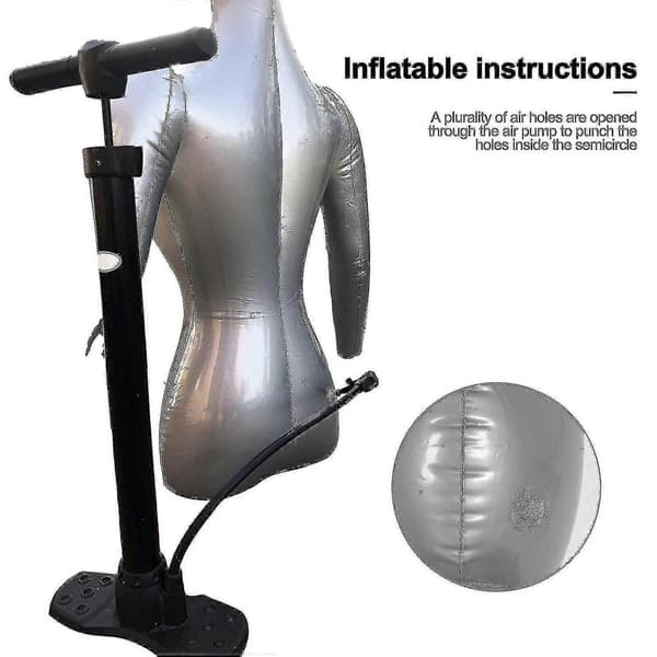 Oppustelig Fuld Kropsmodel Kvindelig Med Arm Dame Mannequin Udstillingsvindue Rekvisit