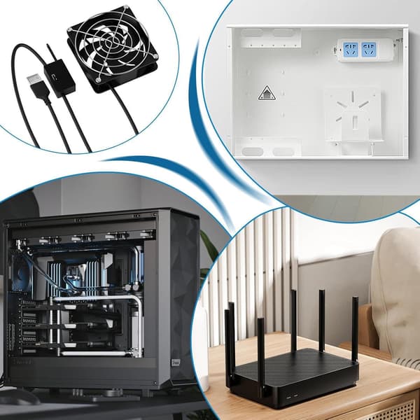 køleventilator til pc-køler USB 5 V følsom -