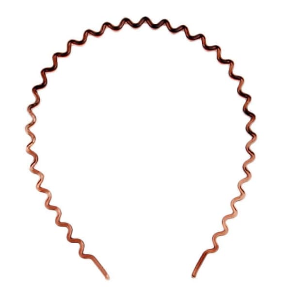 2x Wavy Plastic Hairband, As Described