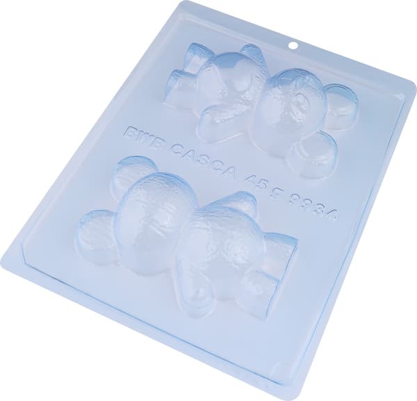 Pralineform Bamse Chokoladeform - BWB 9934 - Special 3-delt form Transparent transparent
