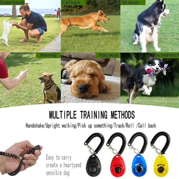 Klicker för hundträning med handledsrem - Hundträningsklicker (Ne