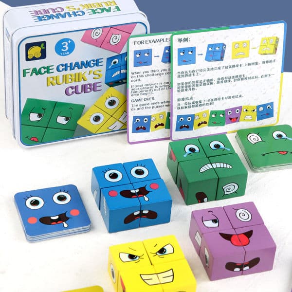 Face Changing Rubiks Cube Family Game Creative Toy