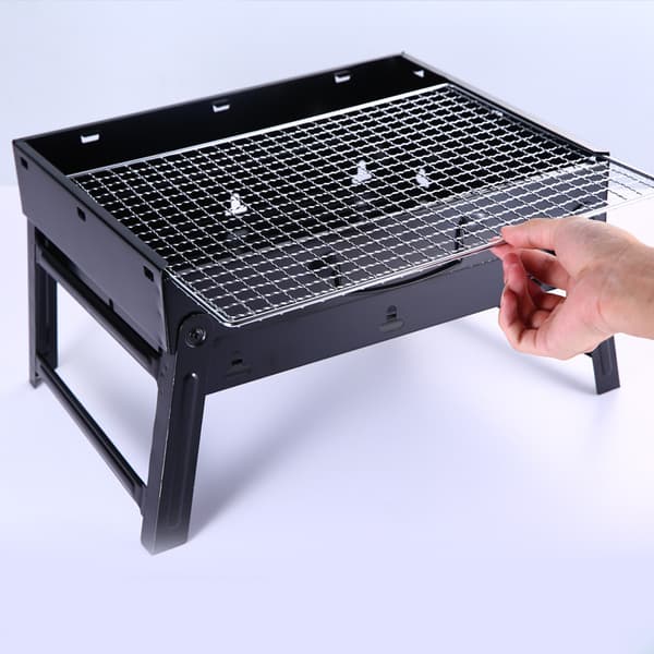 Bärbar kolgrill Vikbar grill Kabob spis Camping utomhus