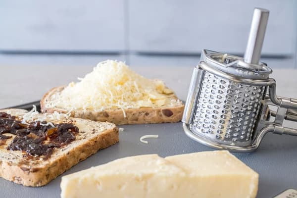 MasterClass Deluxe roterende osteriver i rustfritt stål