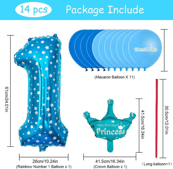 32 tommer store nummerballoner, folie helium digital ballon dekoration