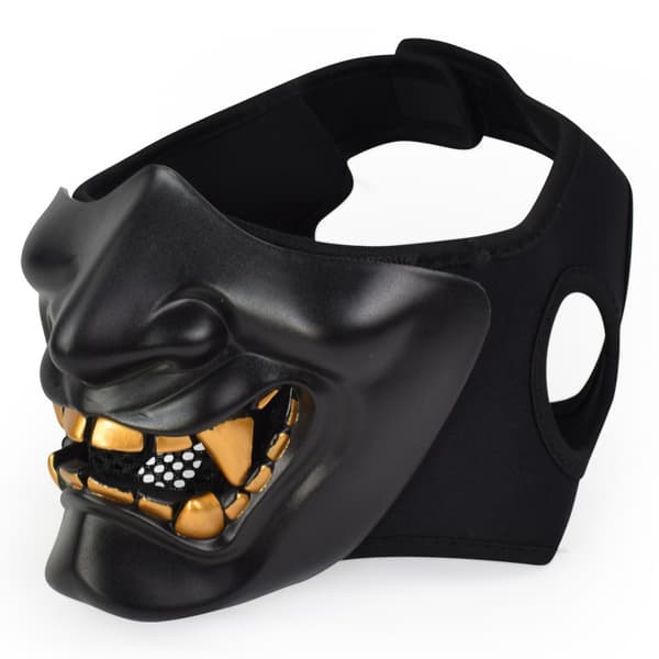 Airsoft Halvansigtsmaske, Ond Dæmon Monster Kabuki Samurai Hannya