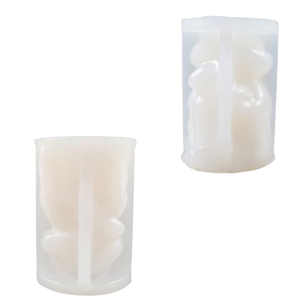 DIY Gothic Silicone Mold Set With Skulls Ghosts Crows Candle Art
