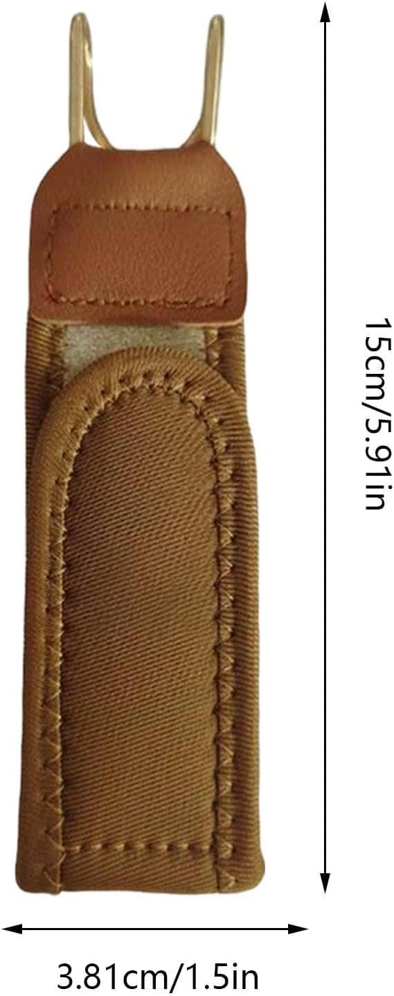 Generiskt bälte utan spänne 2 st elastiskt band brunt - 2 Stück Braun
