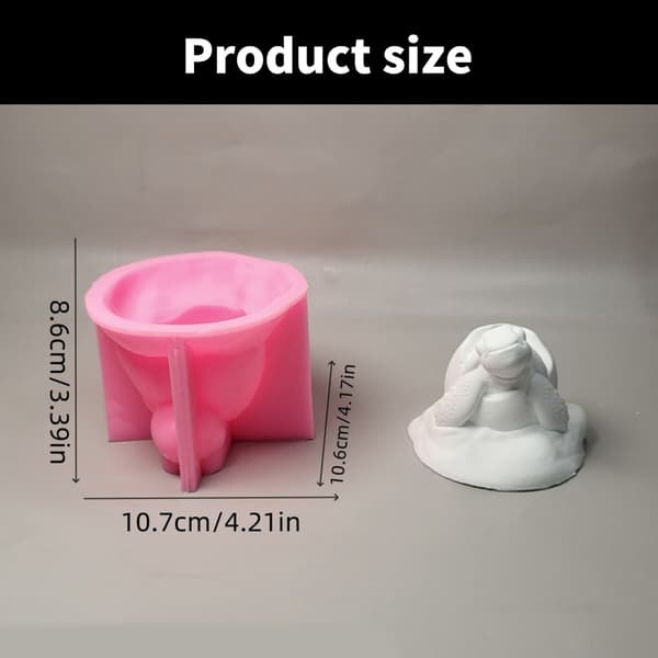 Dyresilikoneforme 3D Skildpaddeforme Gipsforme Epoxyharpiksforme