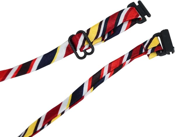 Dameflue, justerbar, formel, forhåndsbundet, stribet, farverig, Y01 Gr. one size, multi -
