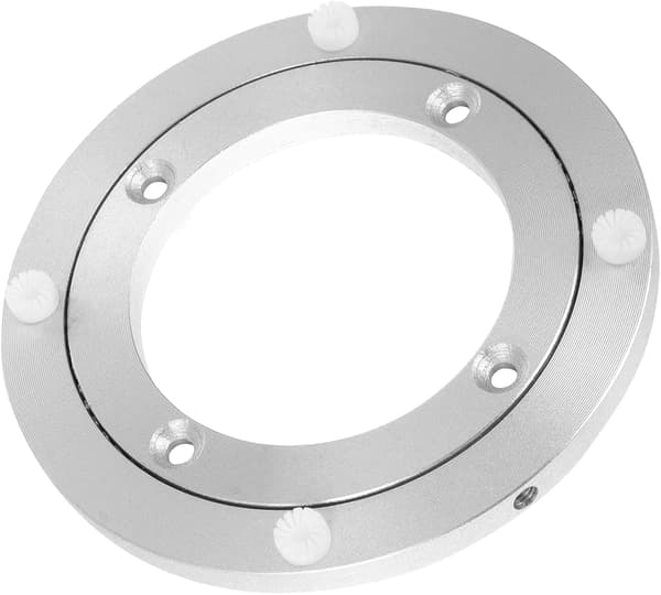 1 stk (12 cm) Roterende Lat Turntable Tungt Aluminium