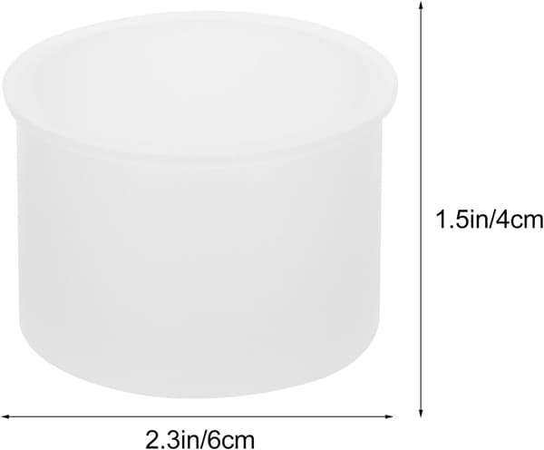 Duftlysform Silikon DIY Lysestakeformer Aromahåndverksverktøy for Lysfremstilling
