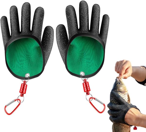 2 par fiskehandsker, jagthandsker, rovfiskefiskehandsker