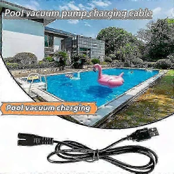 Erstatnings-USB-opladerkabel til Lay-Z-Spa Pool Støvsuger