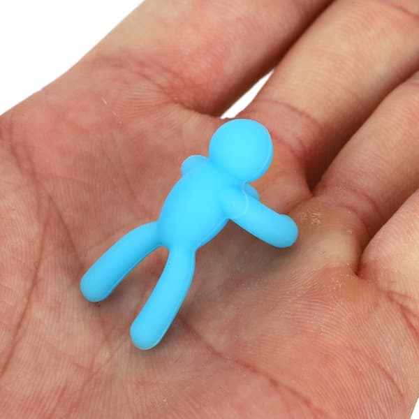 Silikon vinglassmarkør, 3D skurk sjarmetikett egnet for C