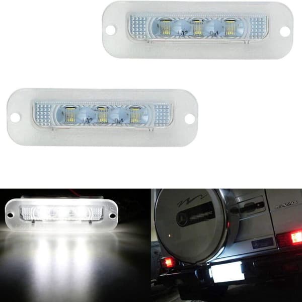 LED-lamper til nummerplade - W463 G500 G550 G55