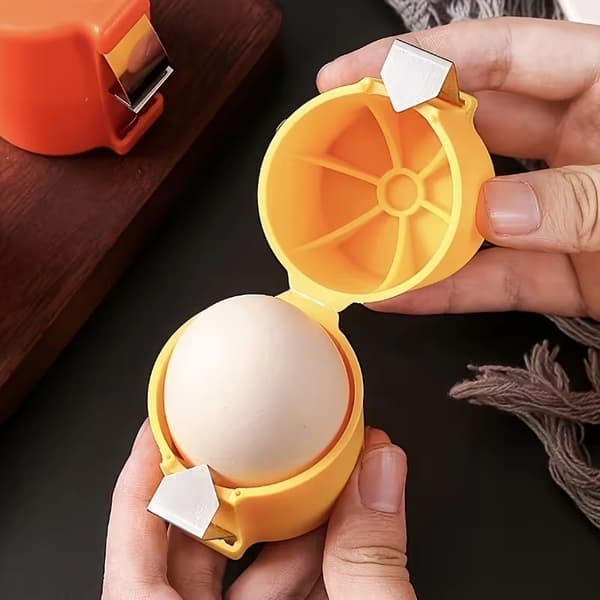 2-pakning Eggseparator og Skallfjerner - Raskt og enkelt eggsepareringsverktøy