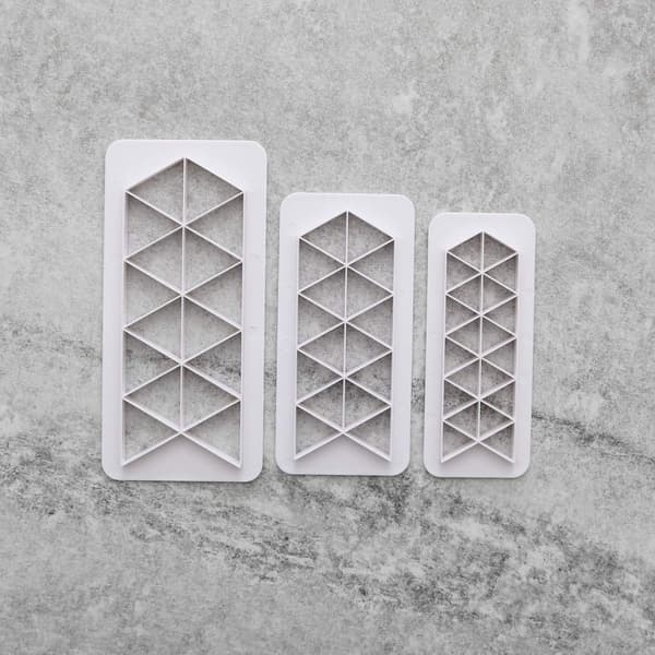 Triangelformade utstickare 3-pack | Triangel