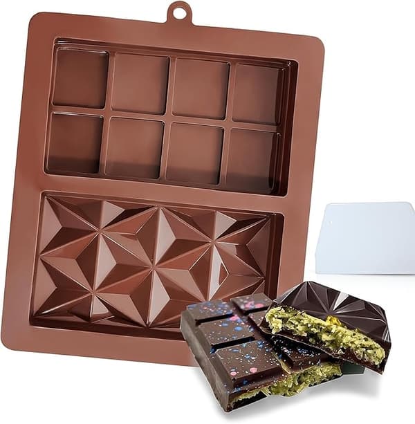 Sjokoladeform Dubai Sjokolade Silikonform - Sjokoladeplate 100