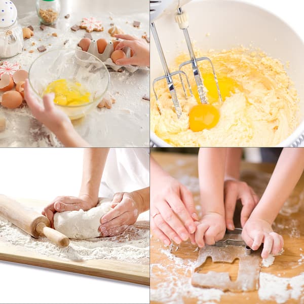 Juleslikforme 3-pak Peberkagemand Slikform Kagebagning