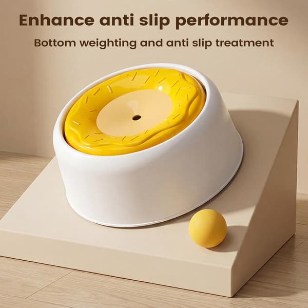 vanndispenser for hunder, solid, 1500 ml, lekkasjesikker, sklisikker, med skive -