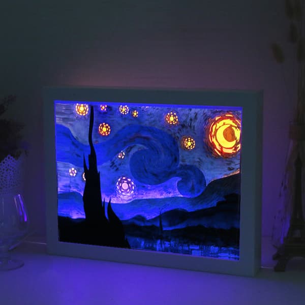 Holiday Gift Creative Home Photo Table Lamp Bedside Atmosphere