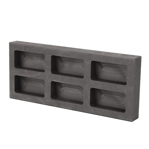 High Temperature Resistant Graphite Mold 6 Holes Silver Gold Durable