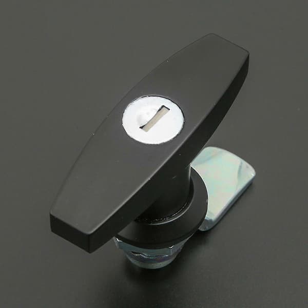 Universal T-Handle Door Lock For Trailer Caravan RV Truck Canopy Toolbox bright chrome bright chrome
