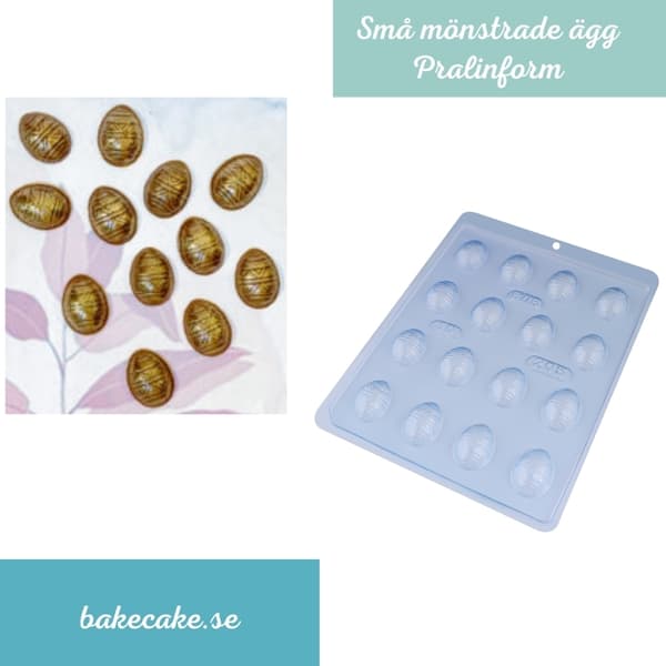 Pralinform Små Egg 16 stk Sjokoladeform - BWB 205