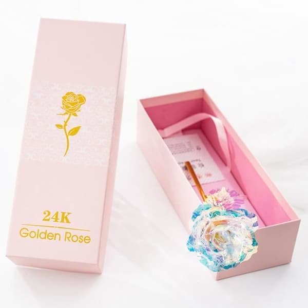 24K Evig Rose - Skjønnheten og Udyret - Valentinsdagsgaver