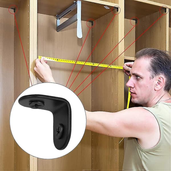 Angle Bracket 90 Degree Angle L-Shape Right Angle Stainless Steel Corner Bracket Furniture