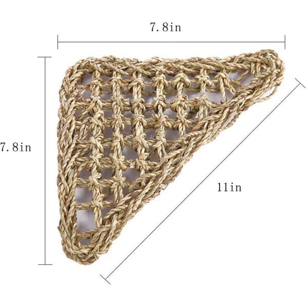 Reptile Bearded Dragon Lizard Hammock Reptile Bed Hermit Crab Climbing Accessories 2 Pcs