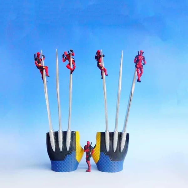 Wolverine klohandsker 1:1 bærbare cosplay rekvisitter model ornamenter håndlavet legetøj