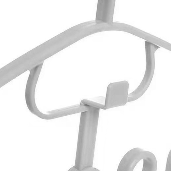 Creative Wave-shaped Hanger Multipurpose Heavy Duty Storage Rack for Underwear White White