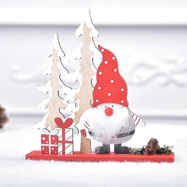 Christmas Table Decorations Wooden Compatible With Dining Room Cafe Kitchen Office Decor Christmas Tableware