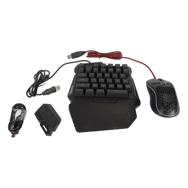 Keyboard Mouse Converter Turbo Function Wired Gaming Keyboard And Mouse And Converter Combo For PS For Xbox For Switch