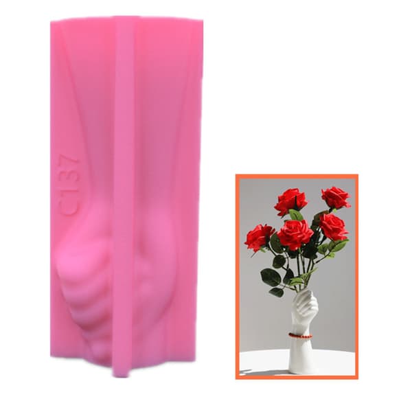 Forme til fremstilling af sukkulente planter, urtepotte, penneholder