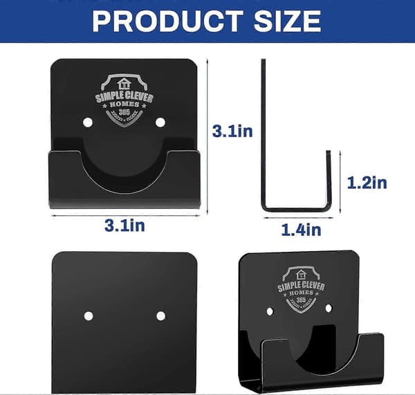 Clear Acrylic Shower Rod Holder No Drilling Wall Mounted Lightweight Durable Bathroom Accessory Adjustable Fit