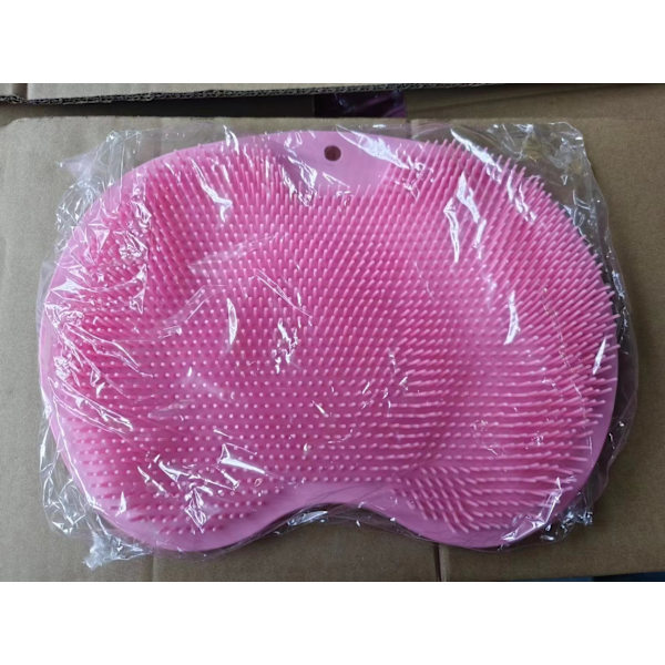 Grå (30 x 25 cm) Stor duschfotborste, duschfotskrubb -