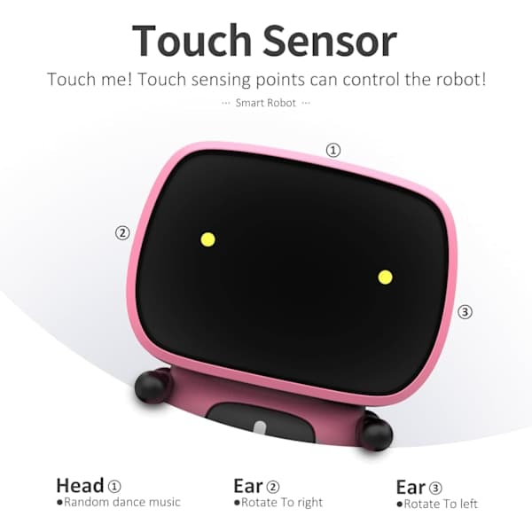 Interactive Smart Robot Toys, Voice Control and Touch Sensor, Dances and Sings and Walks, Recorder and Speaks Like You