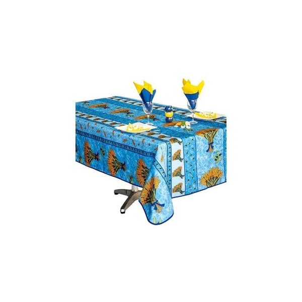 Dukar - PROMO LINGE - Vehnäkimppu - Polyesteri - 300 x 150 cm - sininen blå