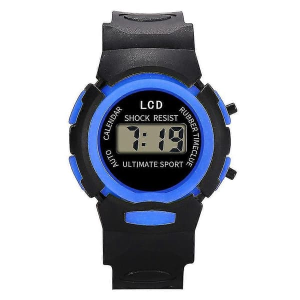 Børns LED Sport Flash Digital Vandtæt Ur/piger