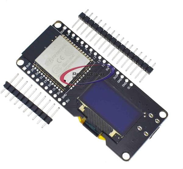 ESP32 CP2102 ja 0,96 tuuman OLED-kaksoismuotolevy -