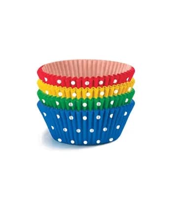 Colour Dots mini muffinsforme 40-pak